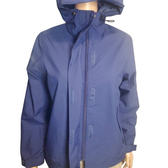 Vintage L.L. Bean Size XS/S/M Blue Jacket Gore-tex Hiking Outdoor Nylon Light - Picture 2 of 14